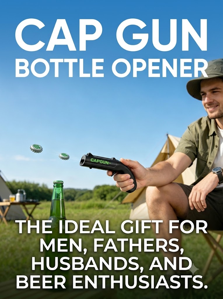 Pop, Lock & Shoot: The Ultimate Cap Launcher Bottle Opener