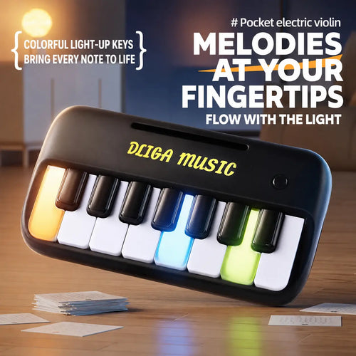 Pocket Piano Pro - Portable Glowing Keyboard for Beginners