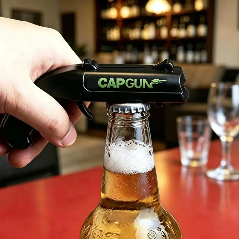 Pop, Lock & Shoot: The Ultimate Cap Launcher Bottle Opener