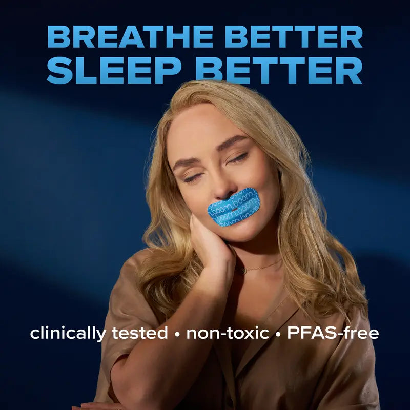 Sleep Deeper & Breathe Better with Gentle Mouth Tape