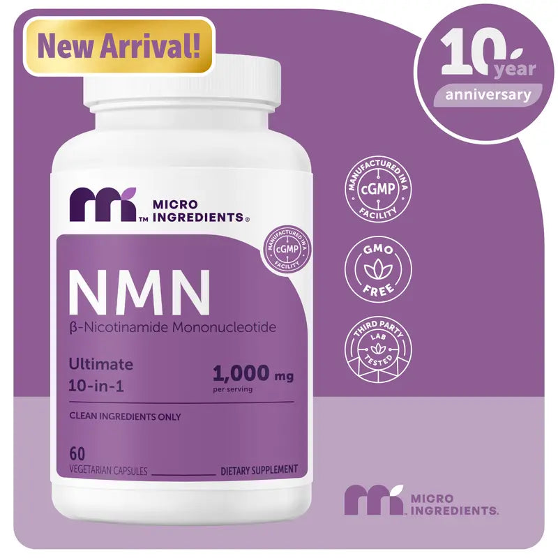 NMN Cellular Booster – 10-in-1 Ultimate NAD+ Complex For Youthful Energy & Vitality