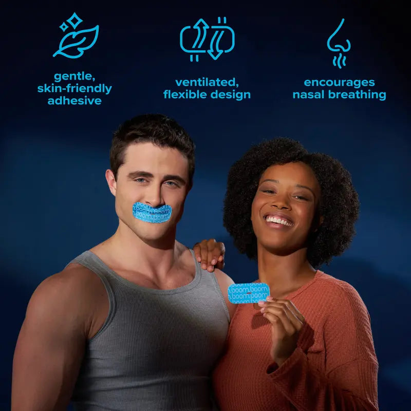 Sleep Deeper & Breathe Better with Gentle Mouth Tape