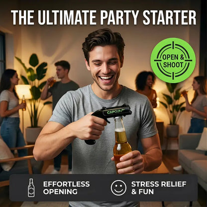Pop, Lock & Shoot: The Ultimate Cap Launcher Bottle Opener
