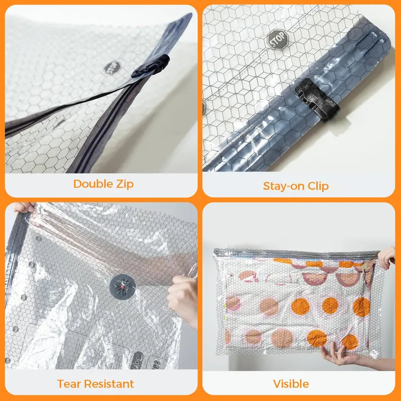 Ultimate Vacuum Storage Bags with Electric Pump Set