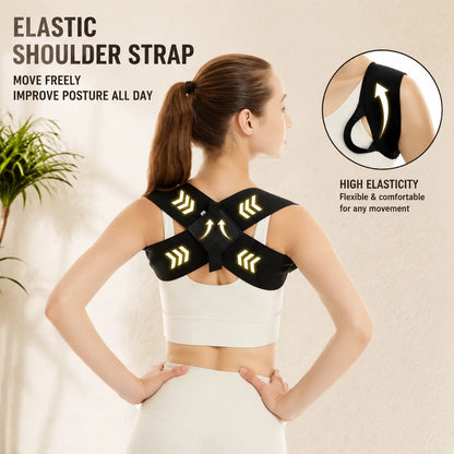 Instant Posture Corrector & Open Shoulder Brace for Daily Comfort