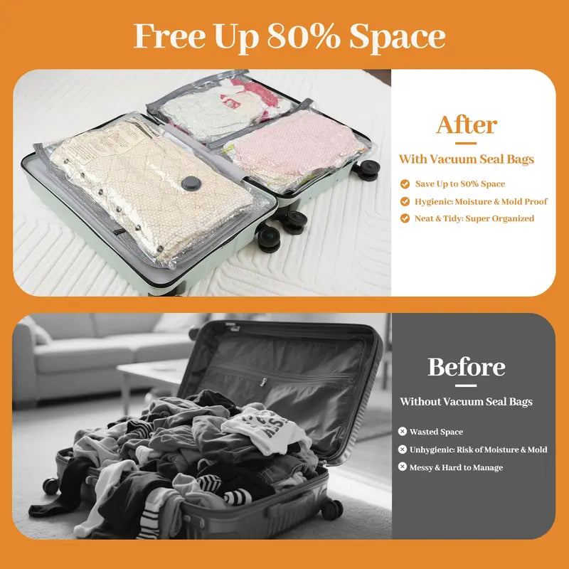 Ultimate Vacuum Storage Bags with Electric Pump Set
