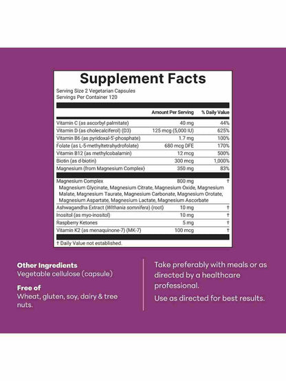 Micro Ingredients Magnesium Complex 20-in-1 for Women