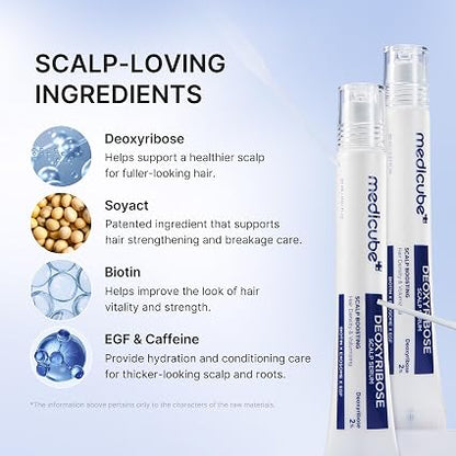 Scalp Density Serum – Advanced Deoxyribose & EGF Formula For Fuller-Looking Hair