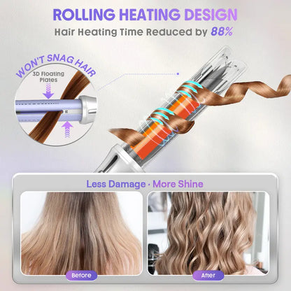 Effortless Automatic Airflow Styler for Long-Lasting Curls & Straight Hair