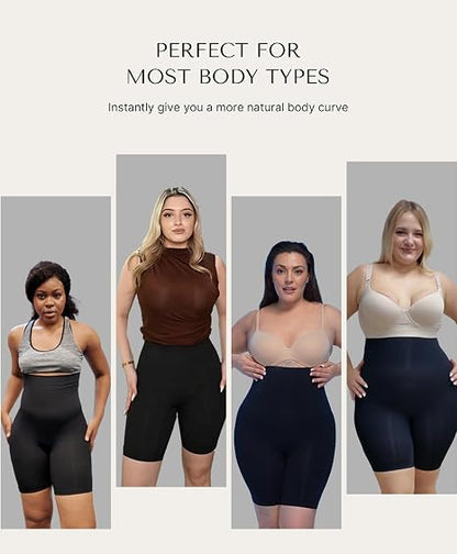 Seamless Sculpting Shorts – High-Waisted Non-Slip Support For Instant Tummy Smoothing & Waist Confidence