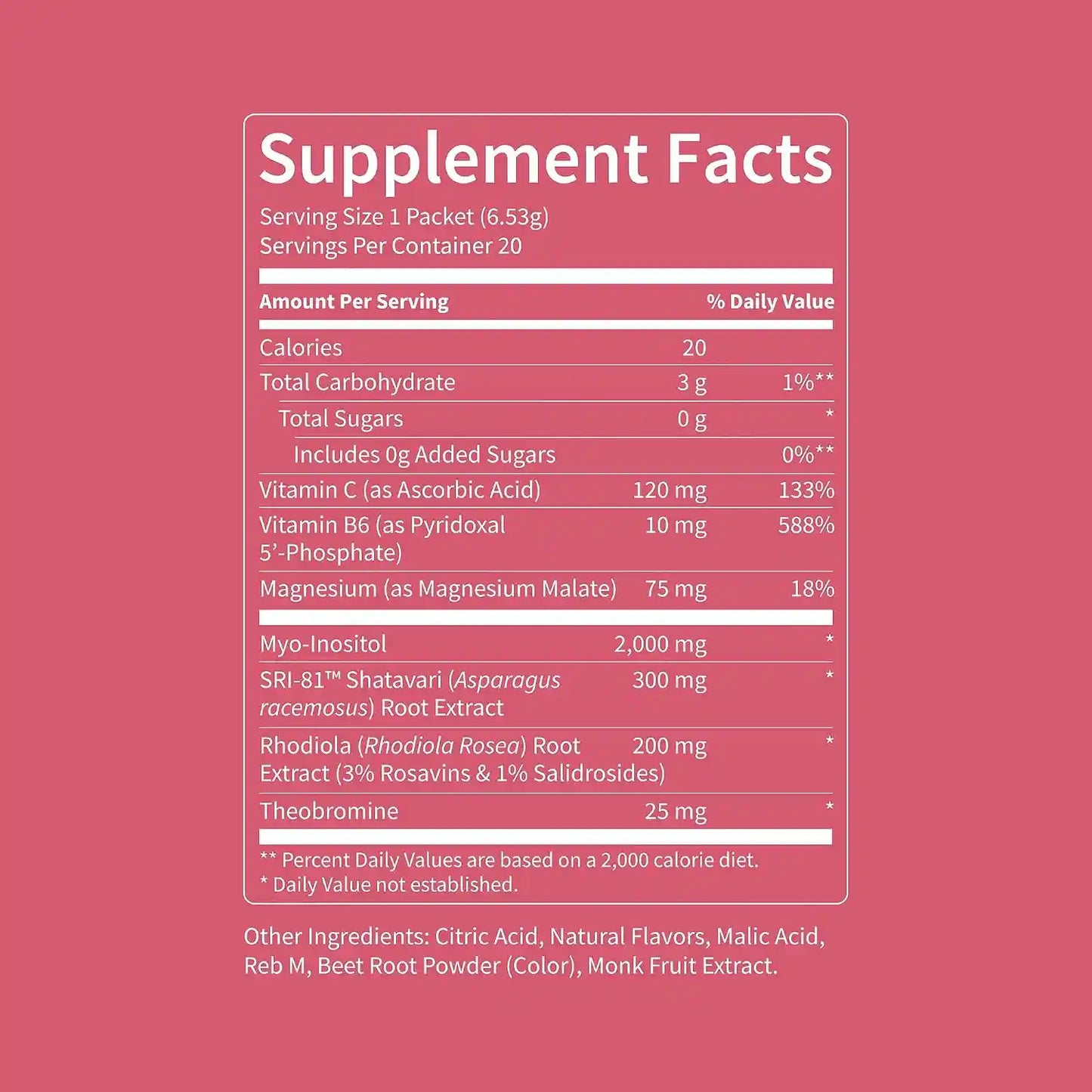 Hormones Drink Mix – Myo-Inositol & Shatavari Formula For Total Hormonal Balance