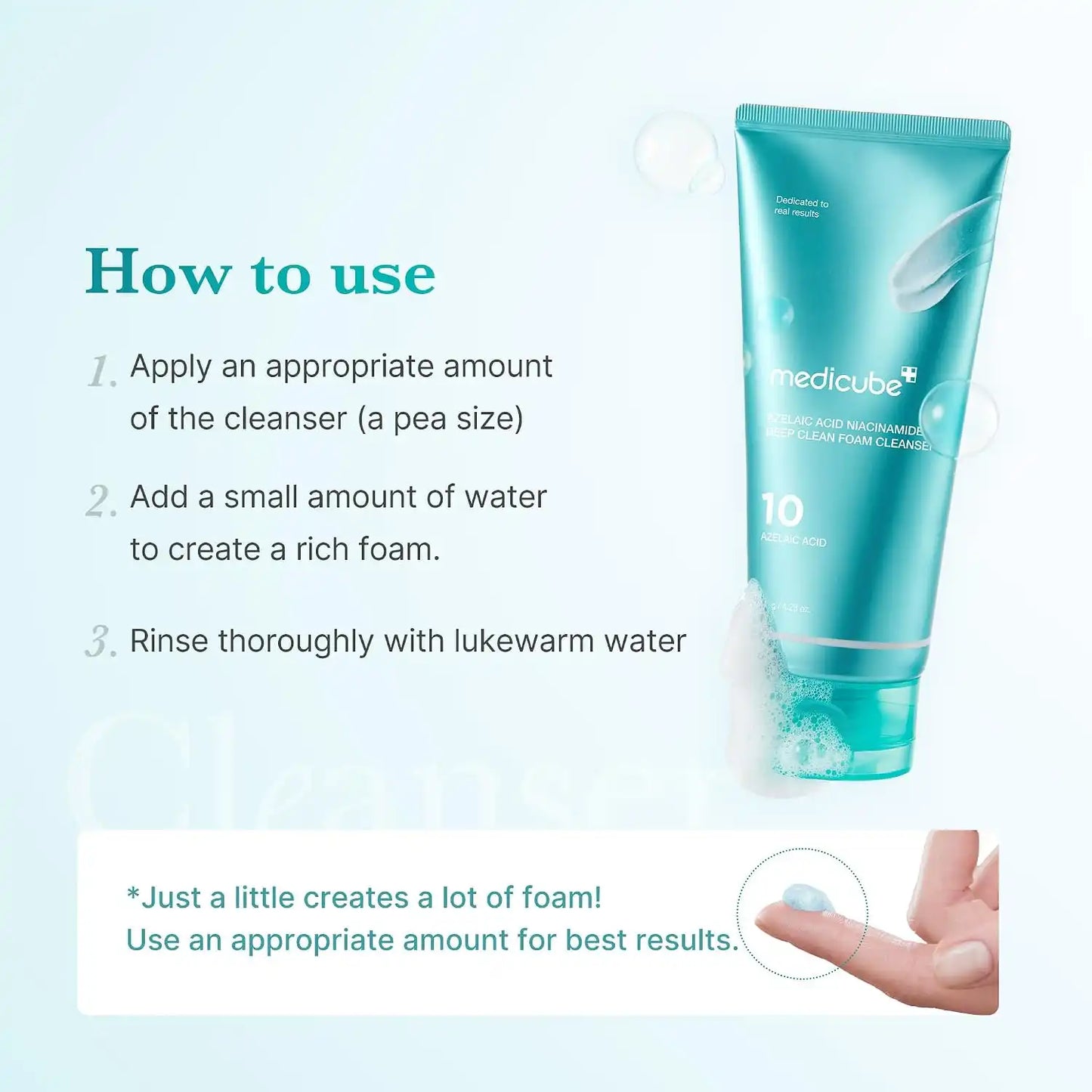Facial Cleanser – Azelaic Acid & Niacinamide Formula For Clear Blemish-Free Skin